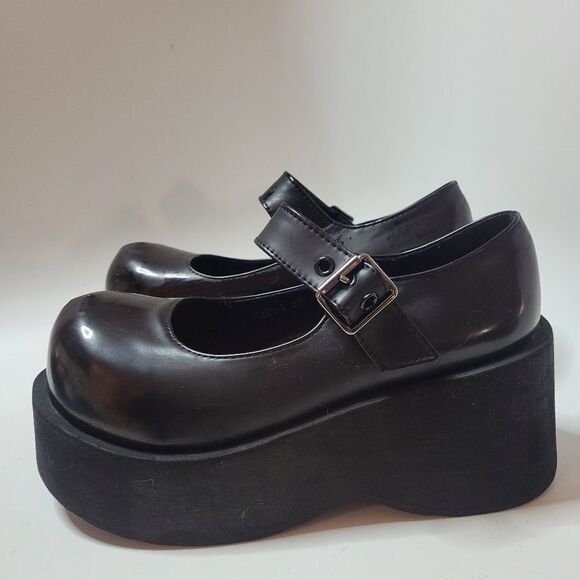 Black Platform Mary Jane Shoes Juice Park - Picture 5 of 16